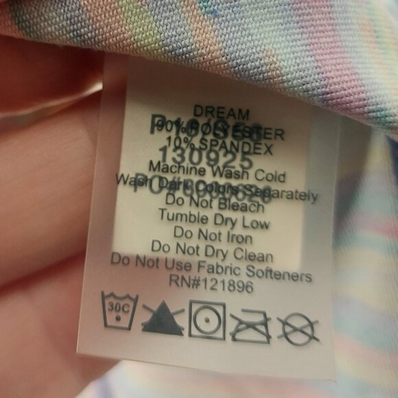 Title Nine rainbow multicolored stripe midi athletic dress - Picture 4 of 5